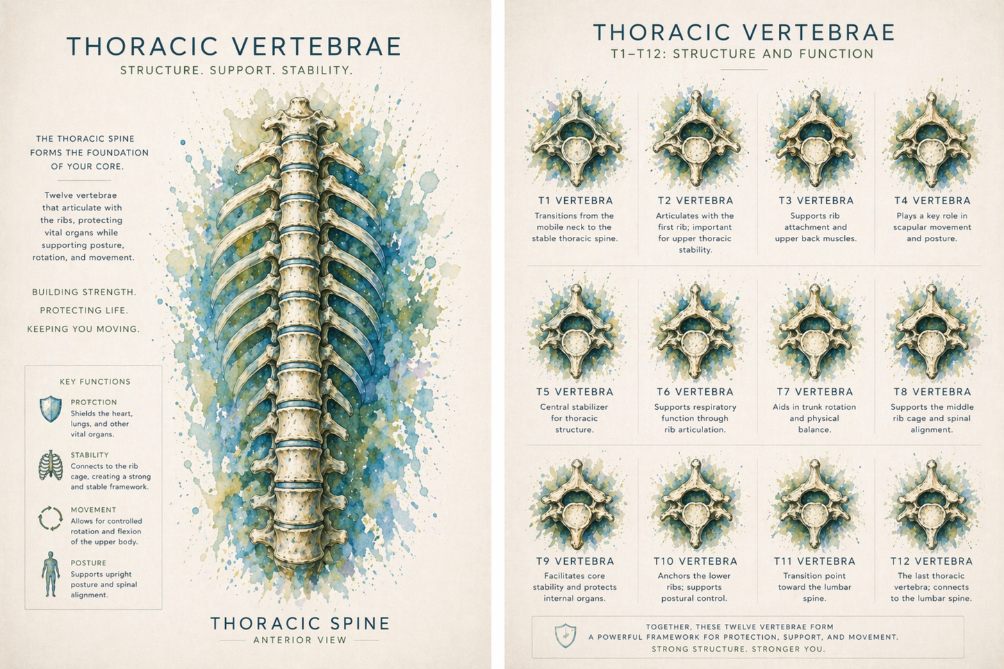 Thoracic Vertebrae Series™